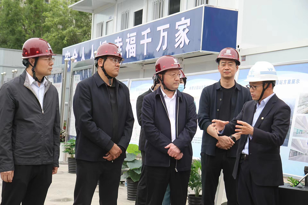 市政府國資委黨委書記、主任劉國勤一行開展重點(diǎn)工程項(xiàng)目調(diào)研和安全生產(chǎn)督導(dǎo)工作
