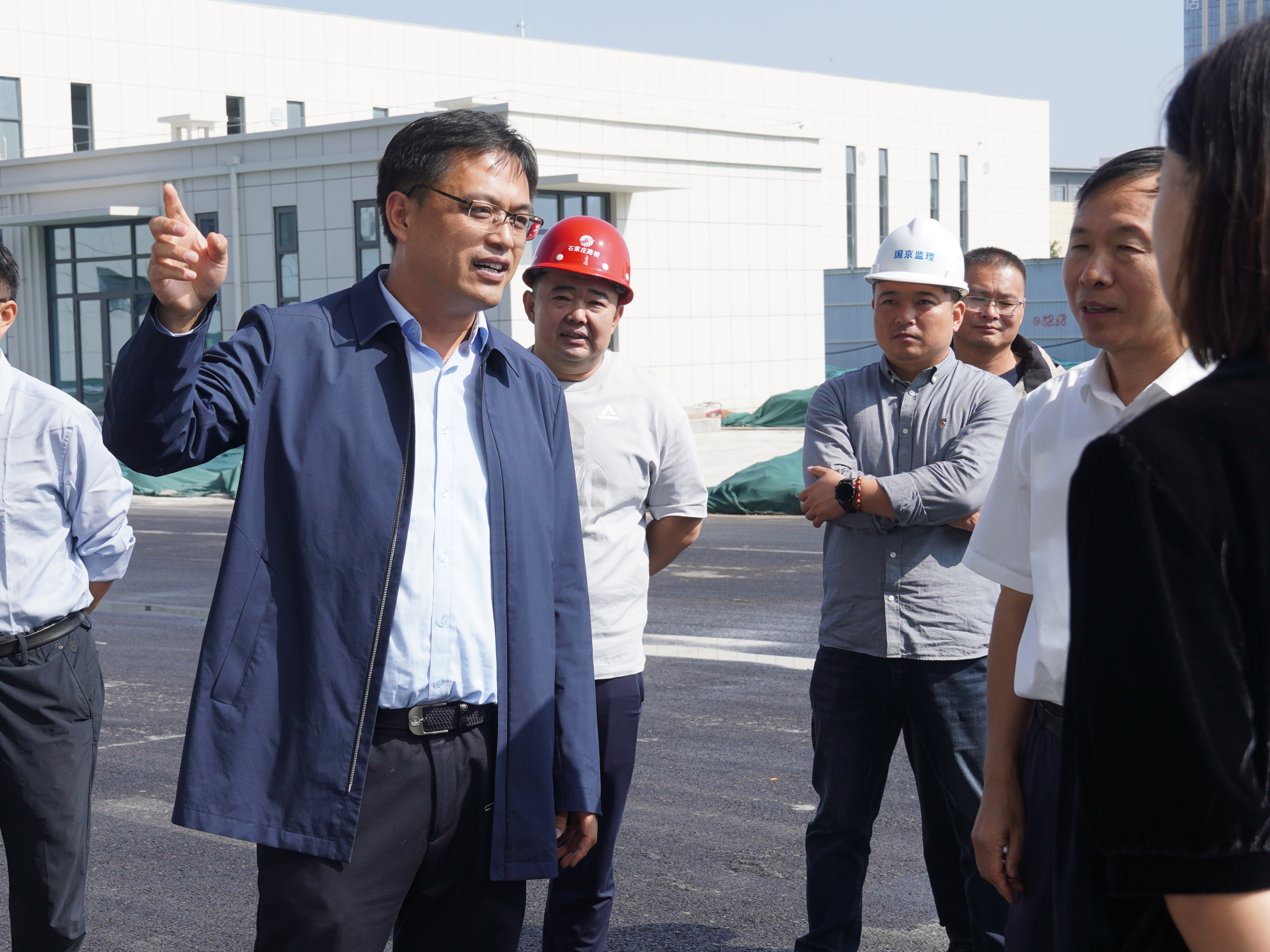 工商銀行石家莊分行到石家莊化工物流園調(diào)研項目建設(shè)情況